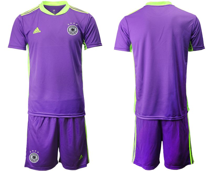 Men 2021 World Cup National Germany purple goalkeeper Soccer Jerseys
